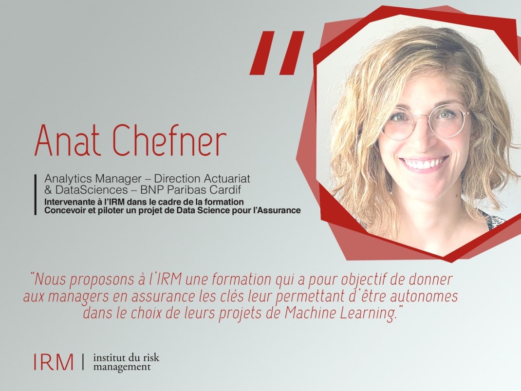 Parole à&#8230; Anat Chefner, intervenante à l&rsquo;IRM, Analytics Manager au sein de la Direction Actuariat &amp; DataSciences de BNP PARIBAS CARDIF