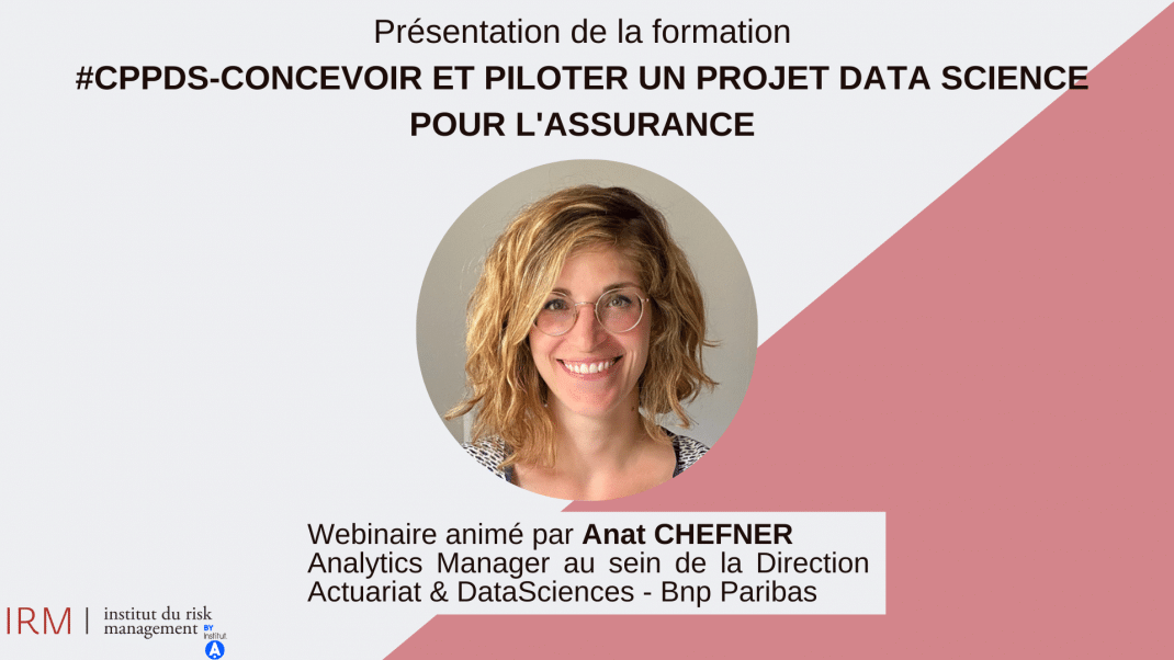 Lundi 2 mai 17h30-Webinaire de présentation de la formation #CPPDS-Concevoir et Piloter un Projet de Data Science