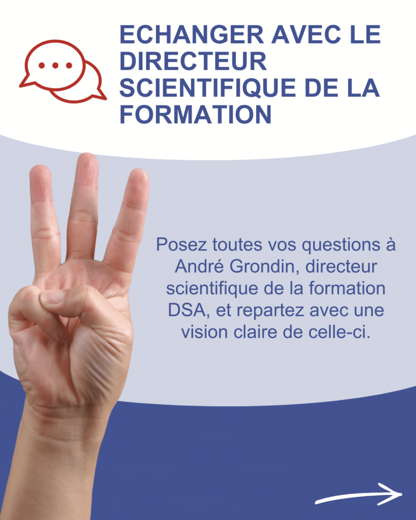 L'annulaire, le majeur et l'index d'une main droite sont levés en l'air.
