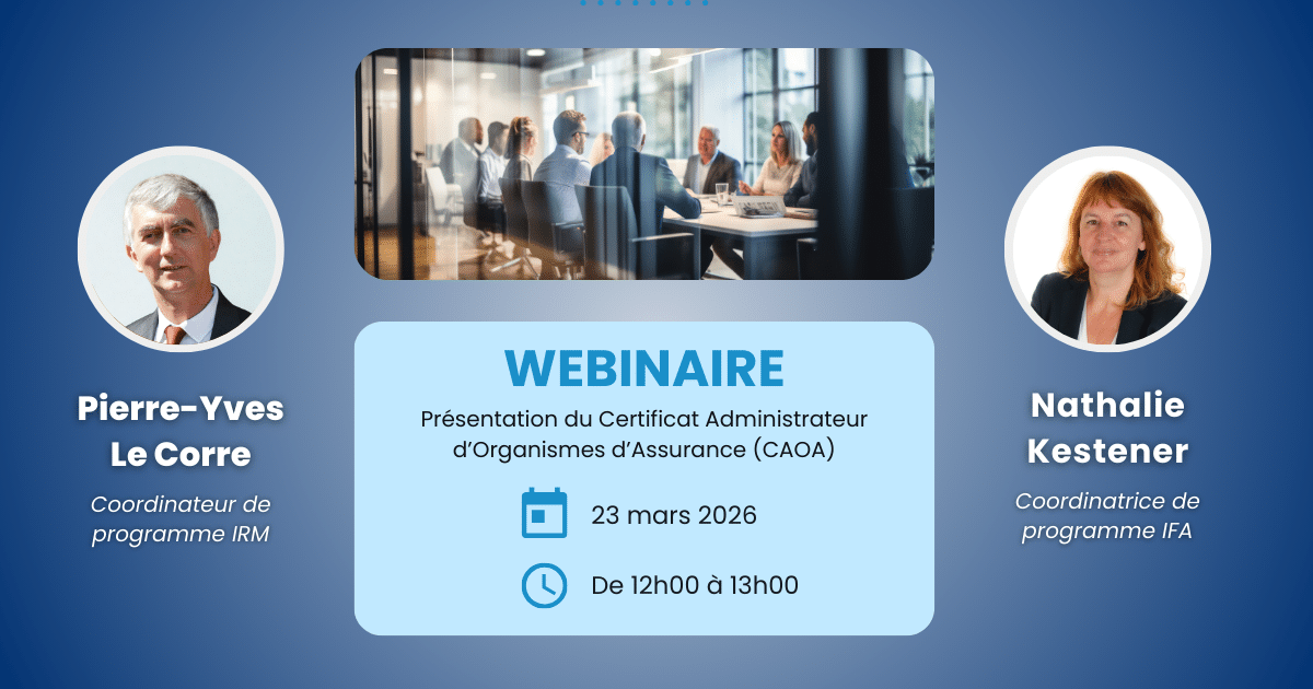 Découvrez le Certificat Administrateur d’Organismes d’Assurance