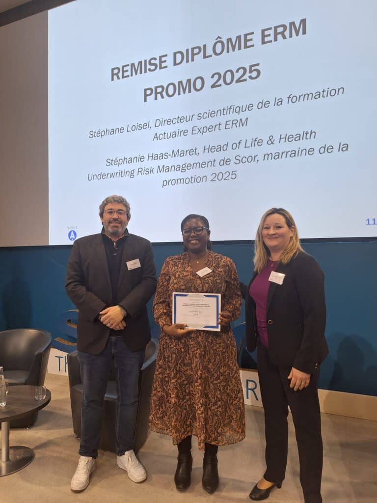 Stéphane Loisel, Akoua Kouassi Abalo et Stéphanie Haas-Maret.