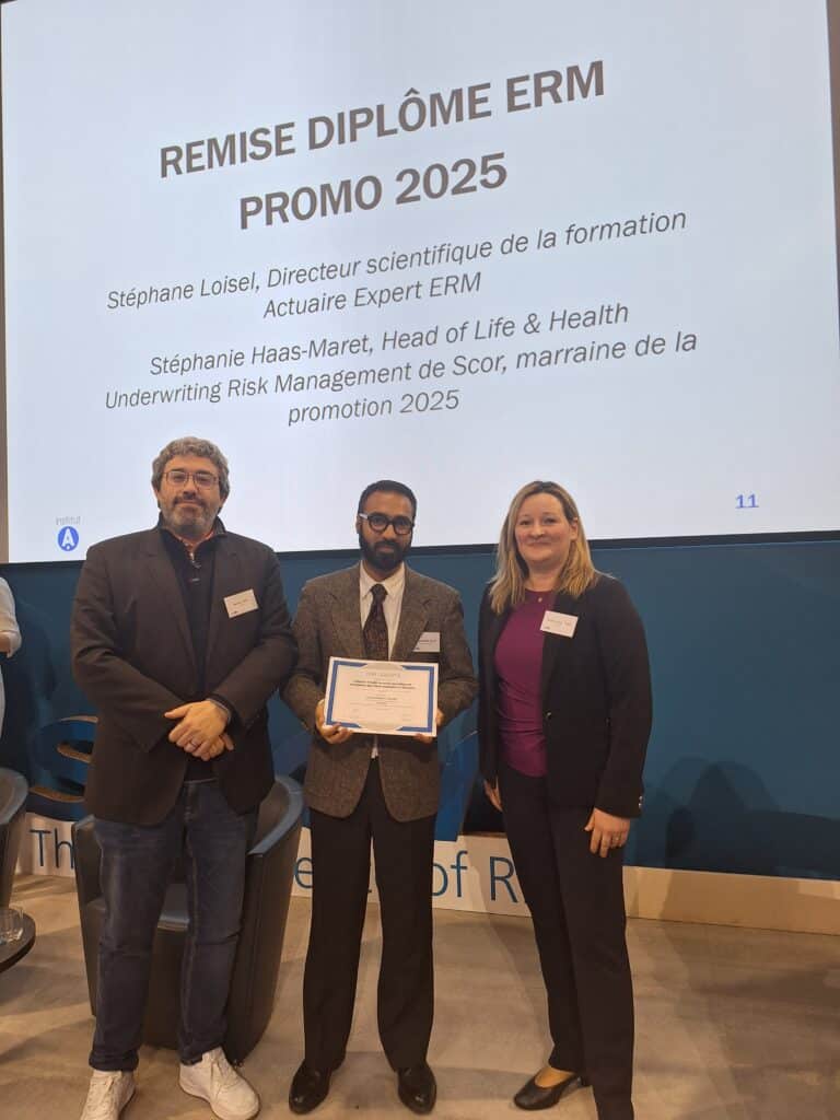 Stéphane Loisel, Irchad Mamode Valjee et Stéphanie Haas-Maret.