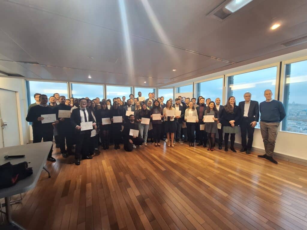 Les diplômés de la promotion 2025 du Certificat d'Expertise Actuarielle.